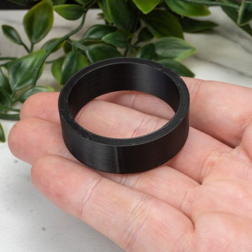 Large Black Sphere Stand
