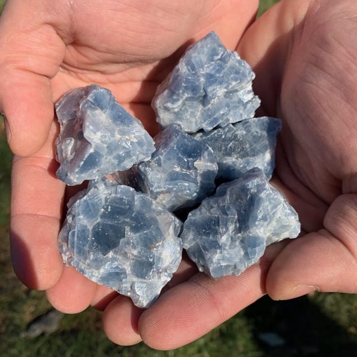 Blue Calcite Meanings and Crystal Properties The Crystal Council