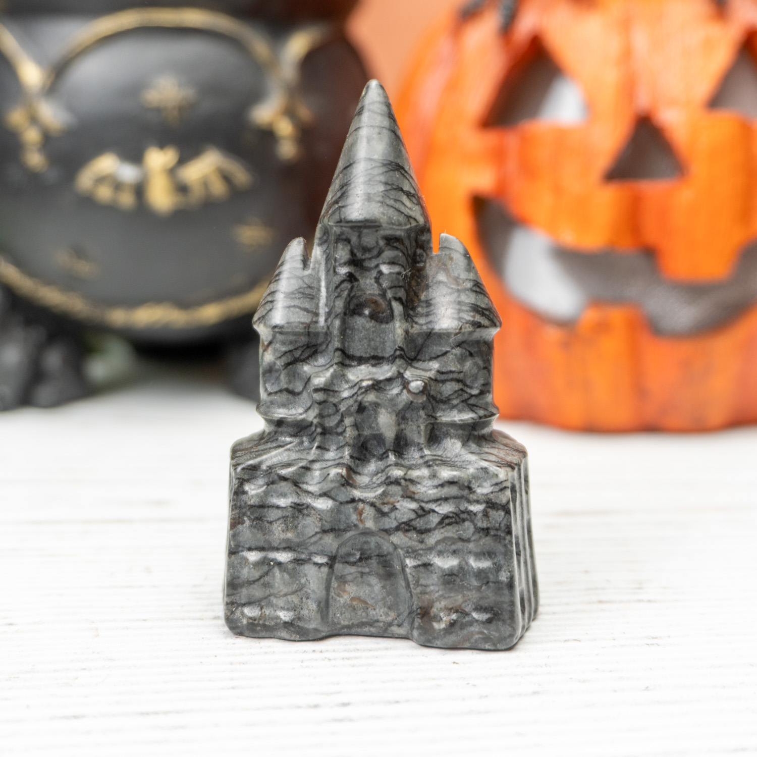 Spider Web Jasper Crystal Castle