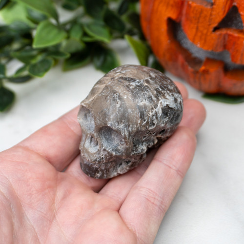 Quartz in Sphalerite Skull #2