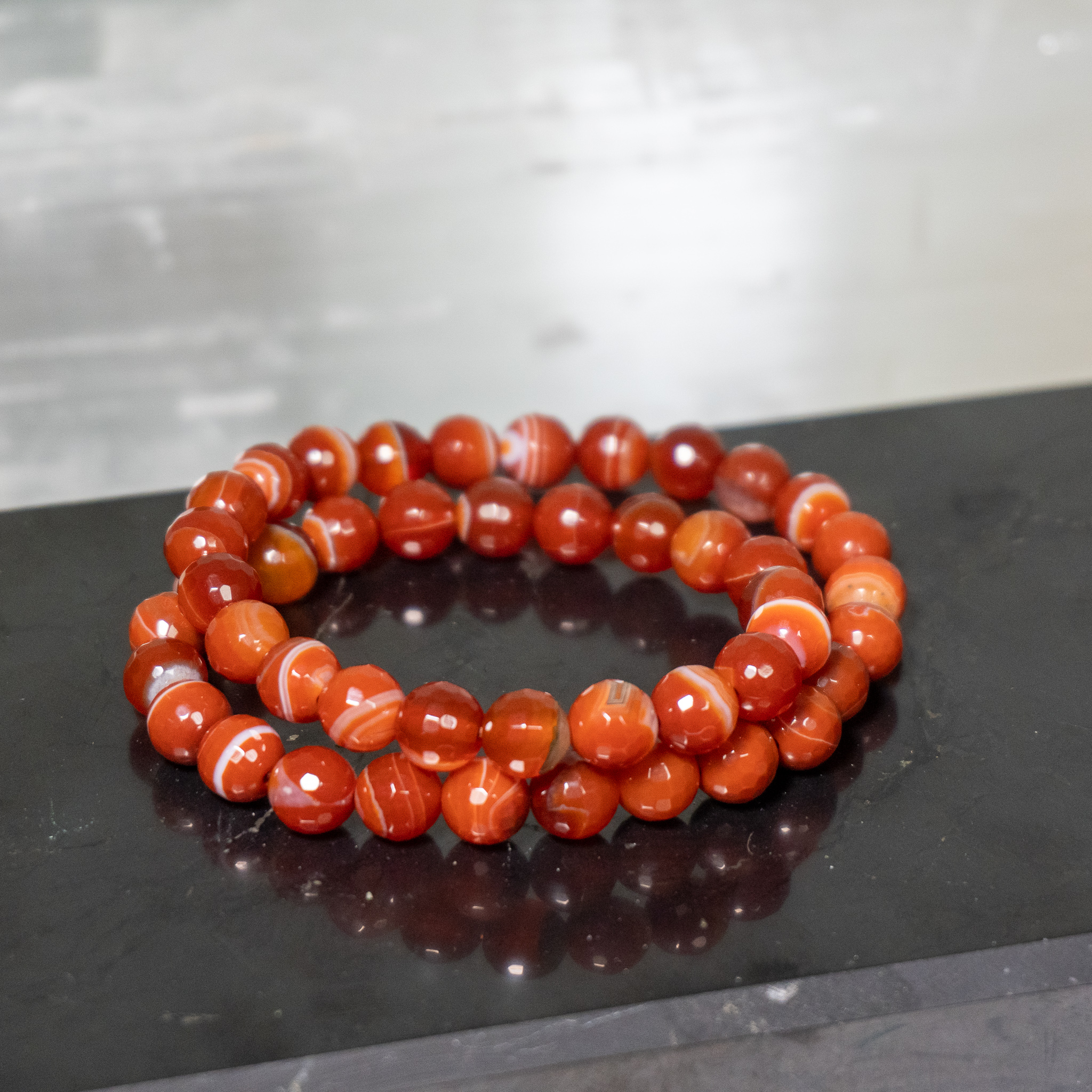Carnelian Double Wrap Bracelet The Crystal Council