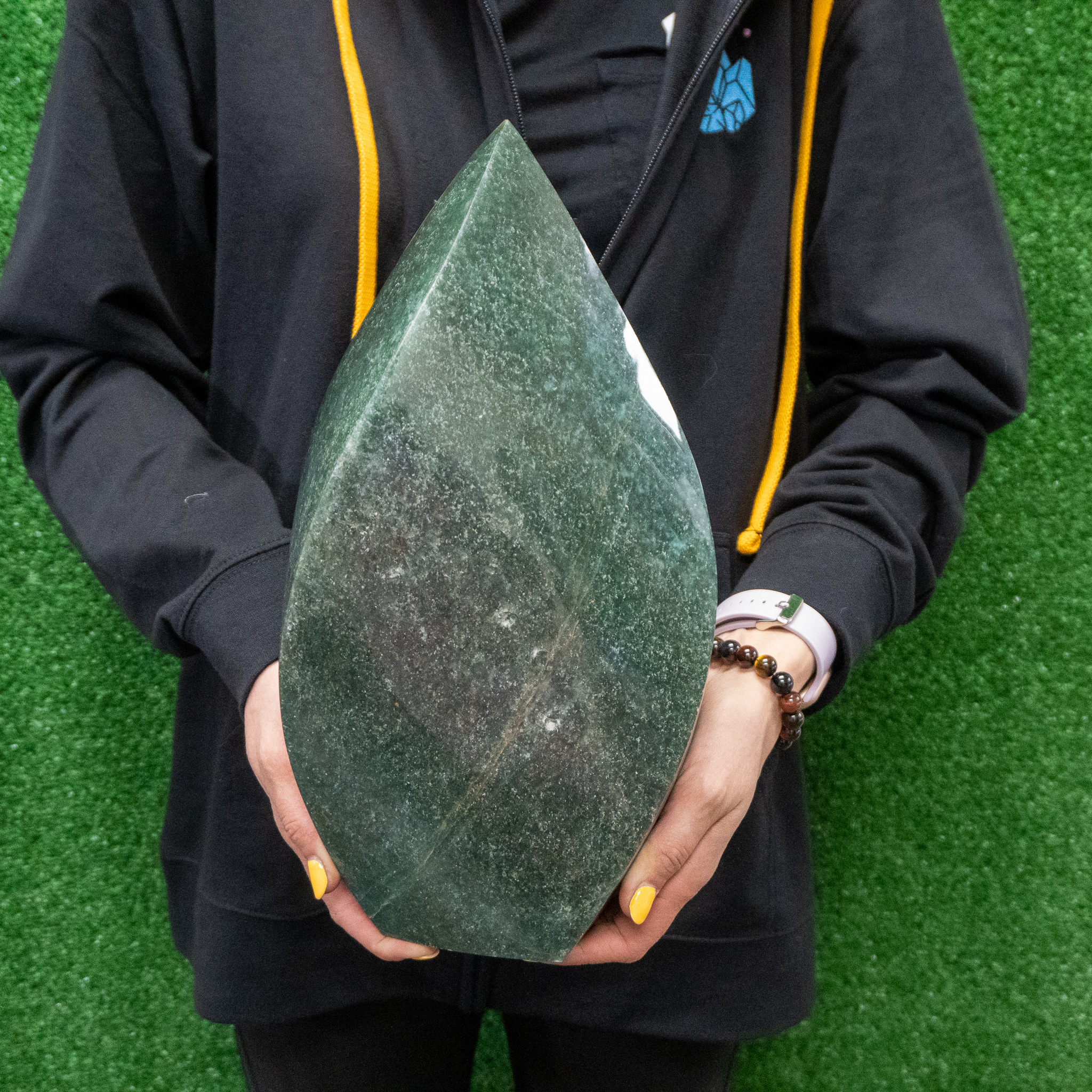 Large Green Aventurine Twist