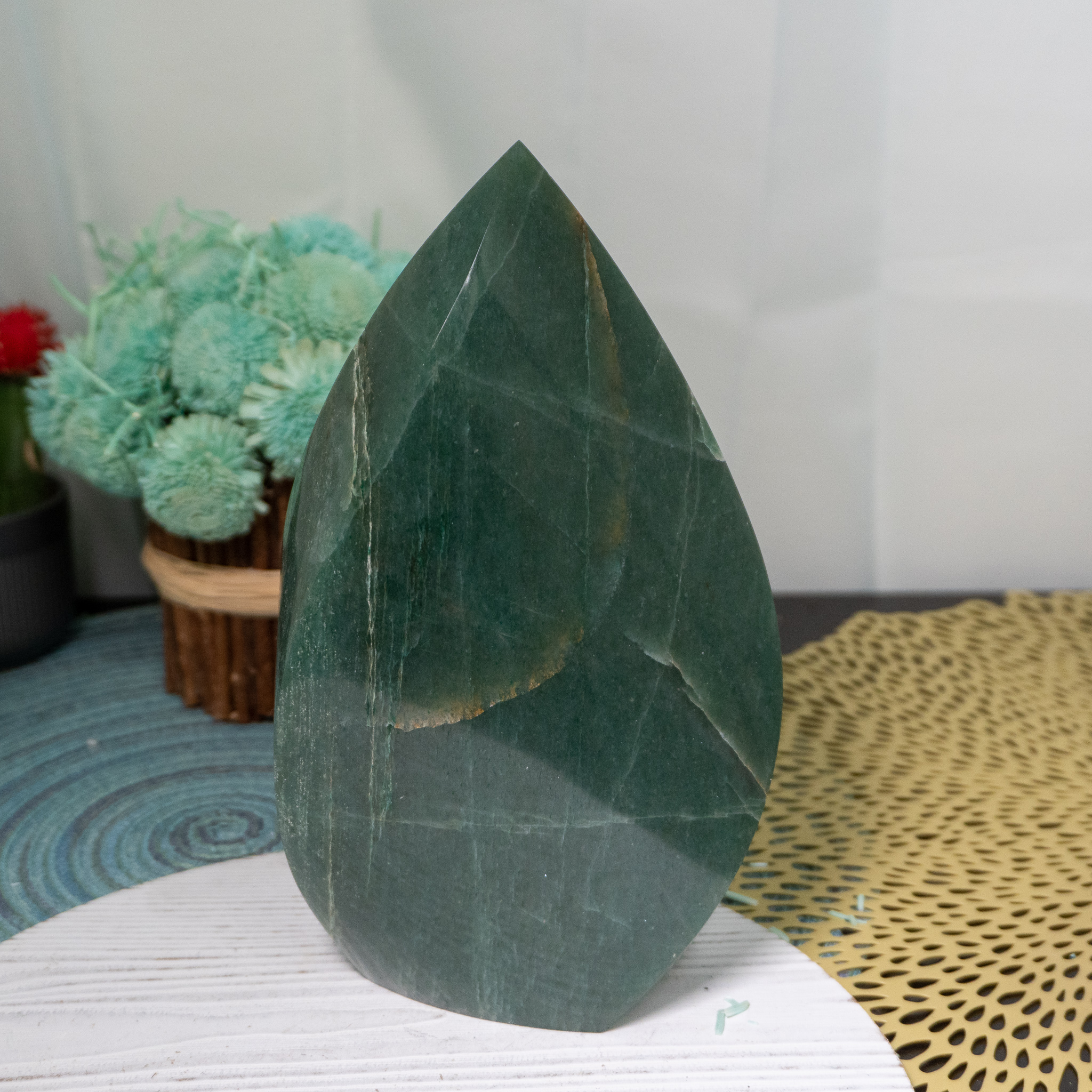 Small Green Aventurine Twist