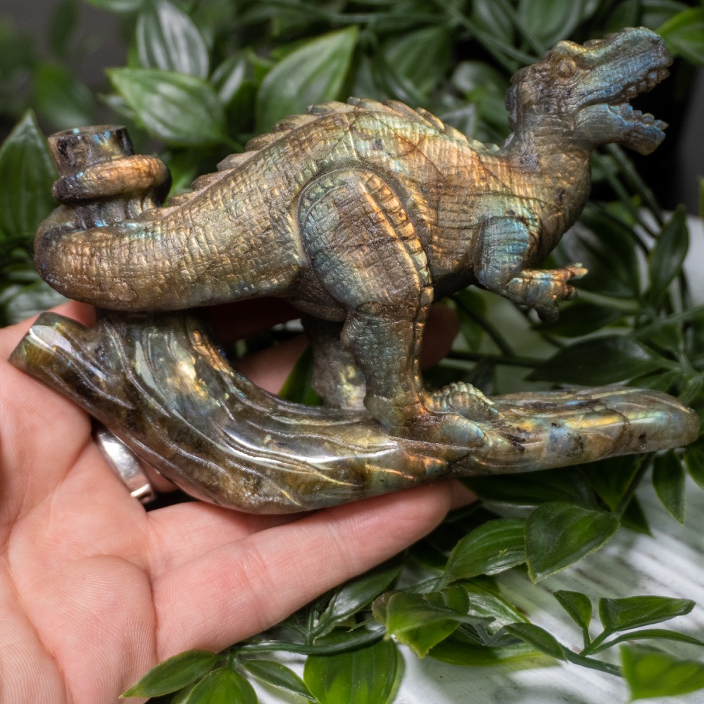 Large Labradorite T-Rex