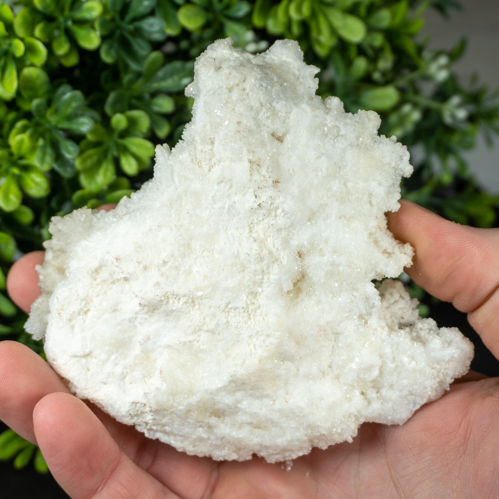 Raw White Aragonite 1 The Crystal Council