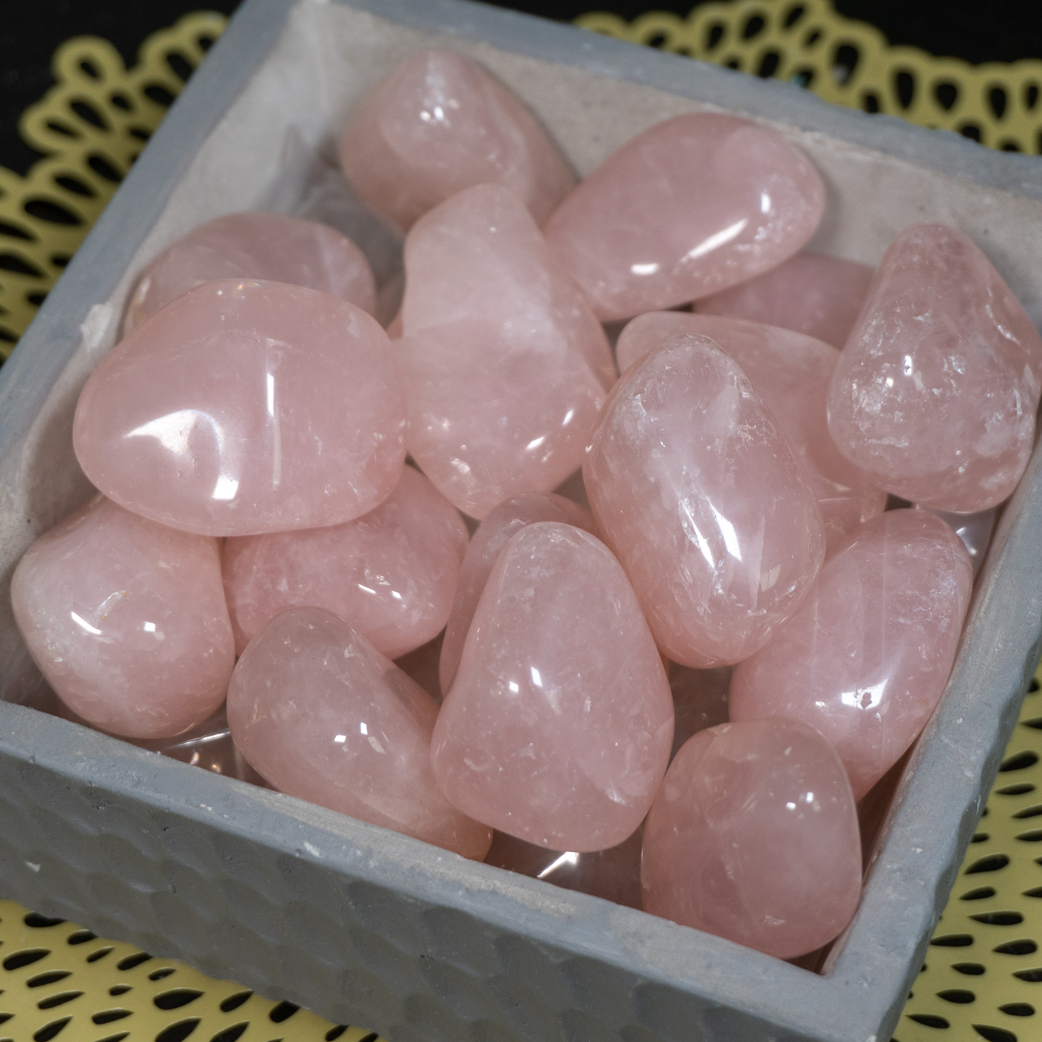Rose Quartz XL Tumbled The Crystal Council