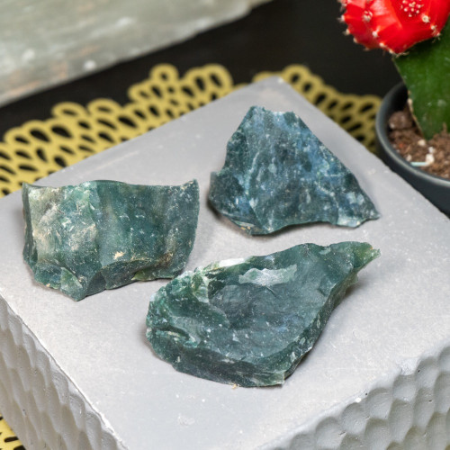 Raw Moss Agate - The Crystal Council