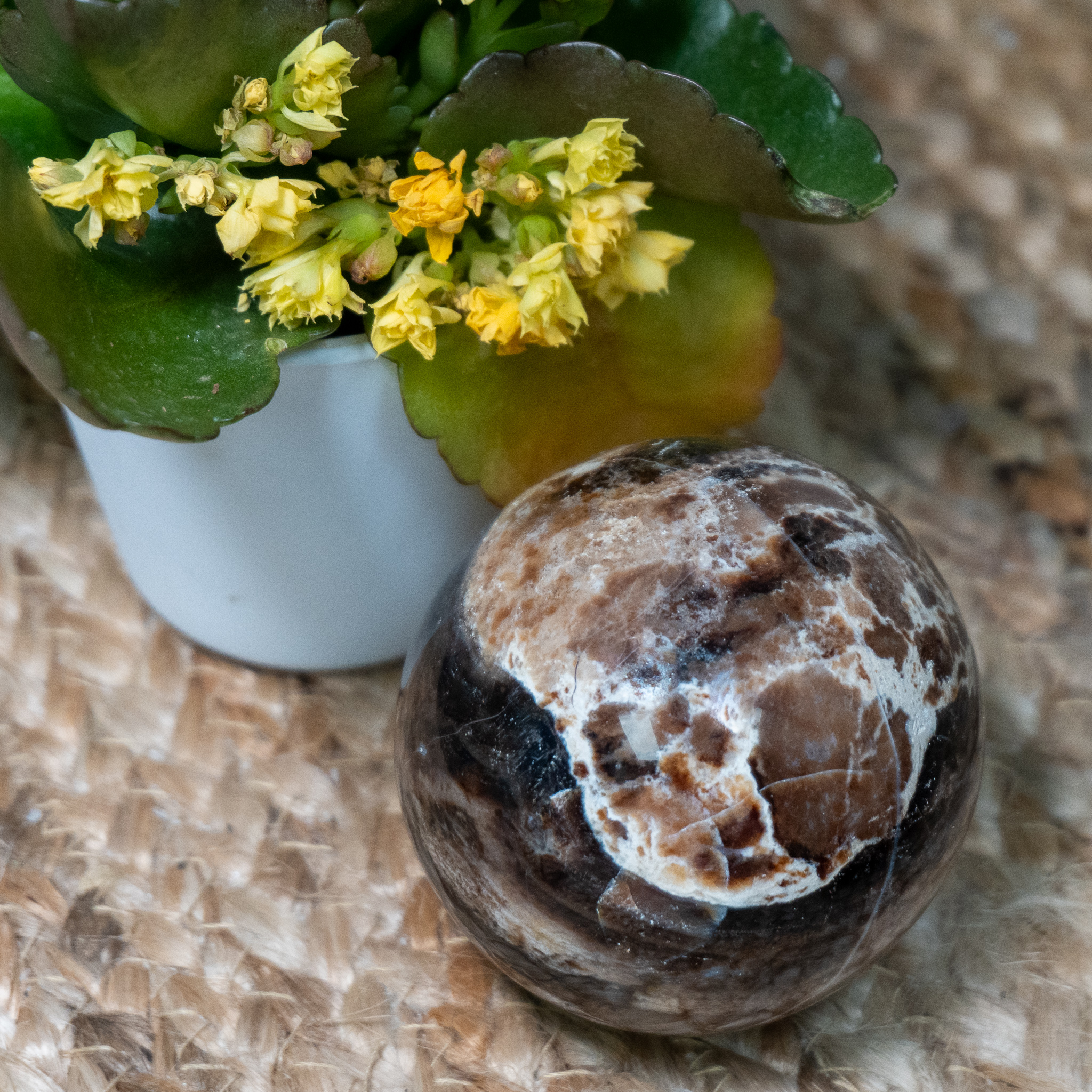 Medium Black Opal Sphere