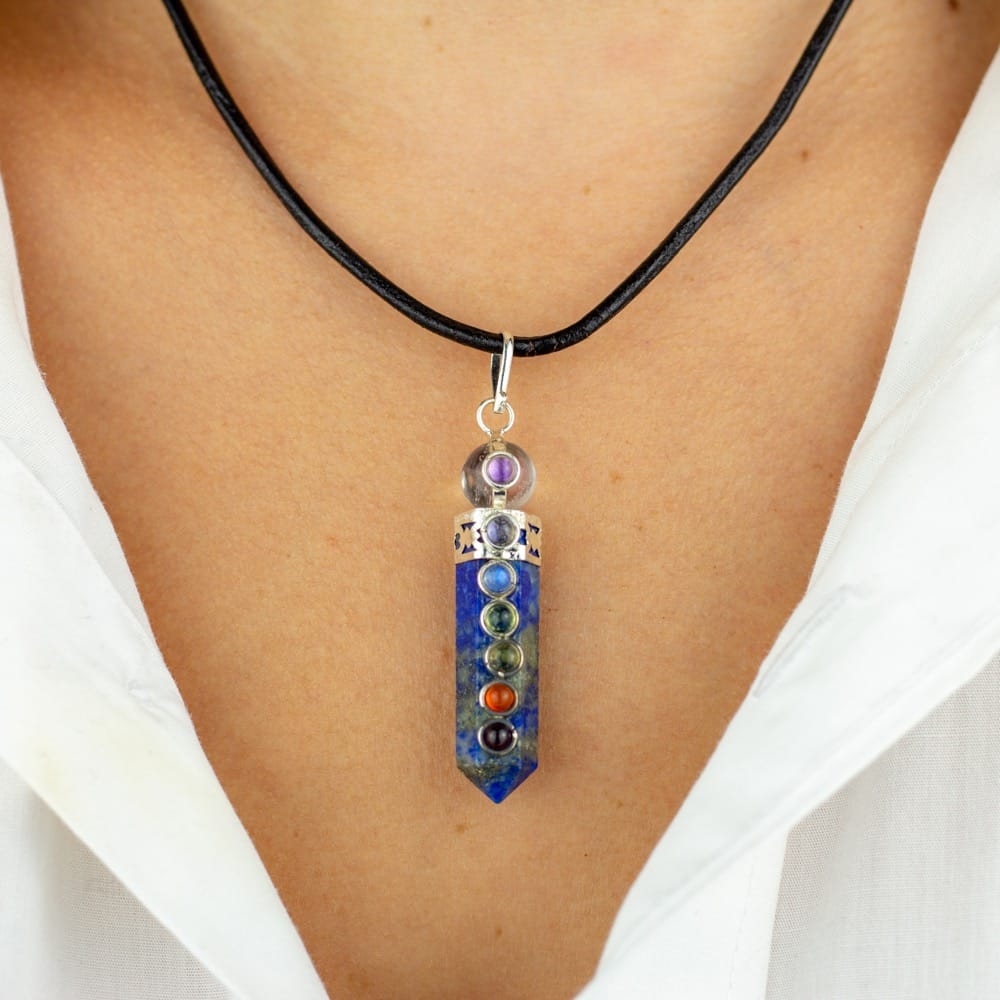 lapis lazuli chakra pendant