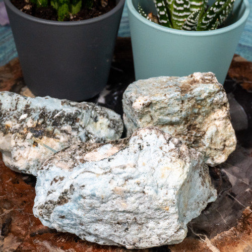 Medium Mexican Raw Aquamarine