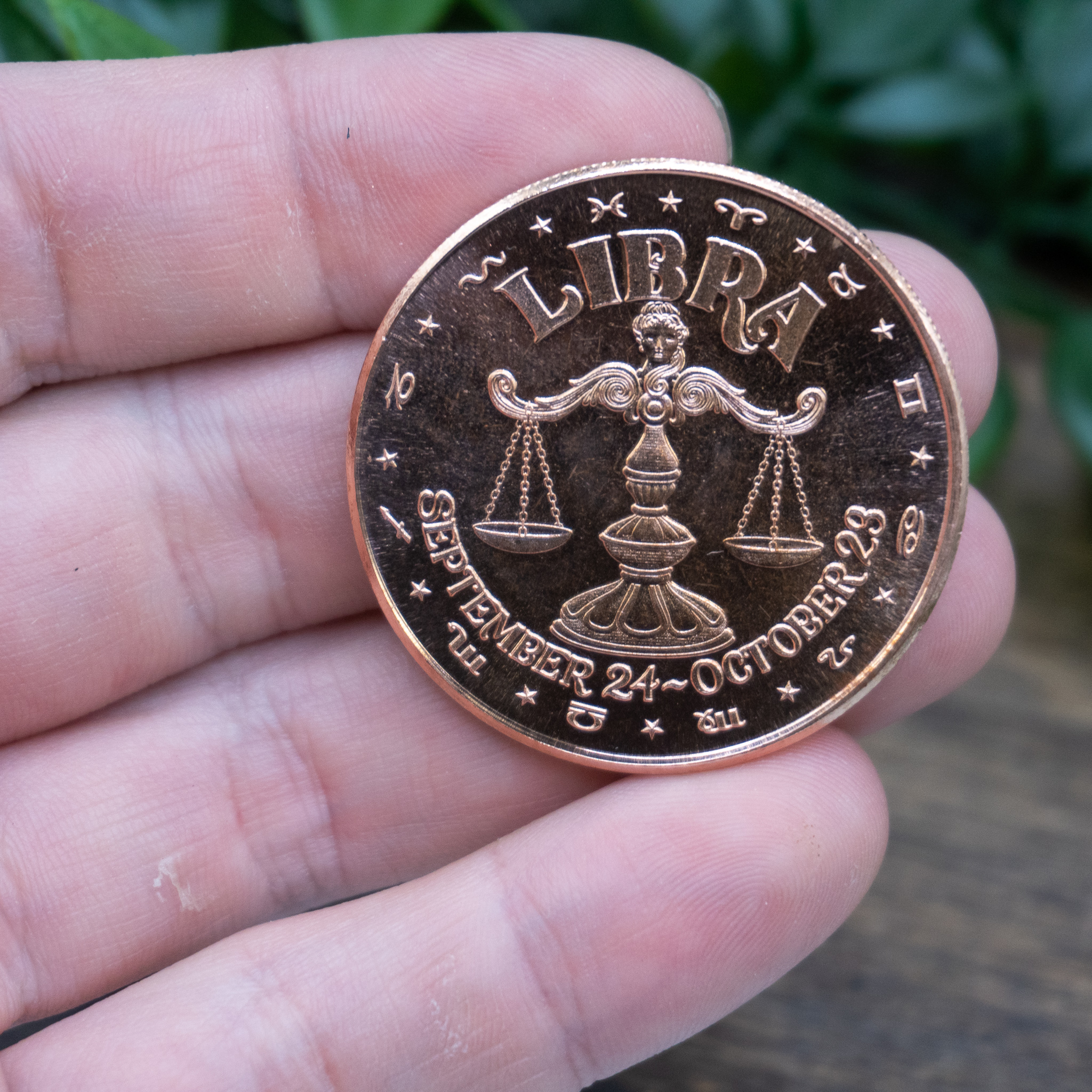 Libra 1oz Copper Coin - The Crystal Council
