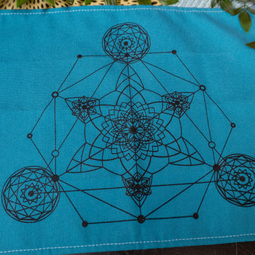 Blue Meditation Grid