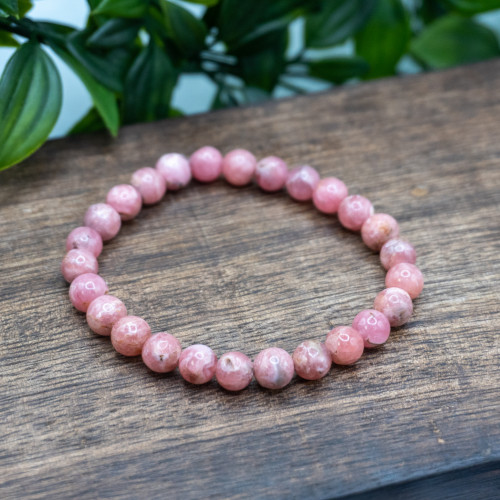Rhodochrosite 8mm Bracelet