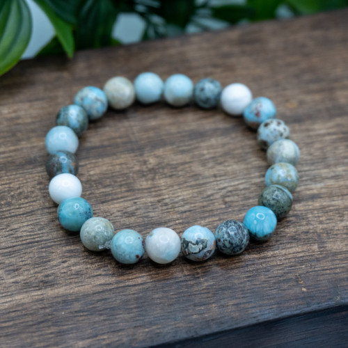 Larimar 8mm Bracelet