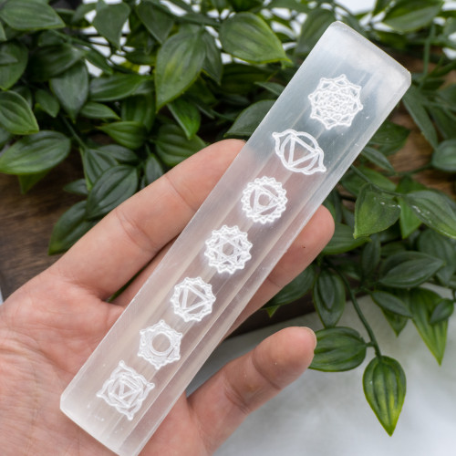Selenite Chakra Strip