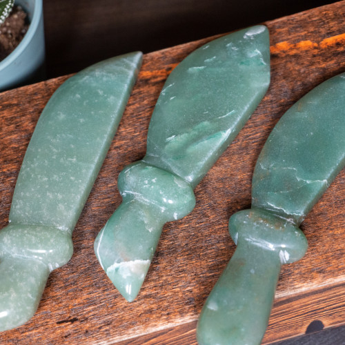 Small Green Aventurine Knife