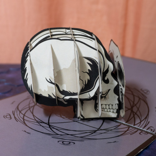 Skull Popup Card