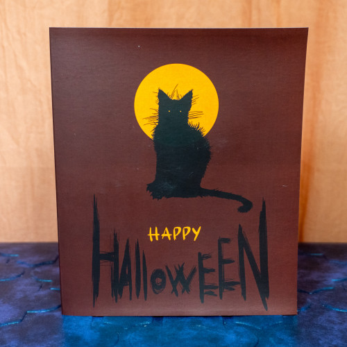 Black Cat Popup Card