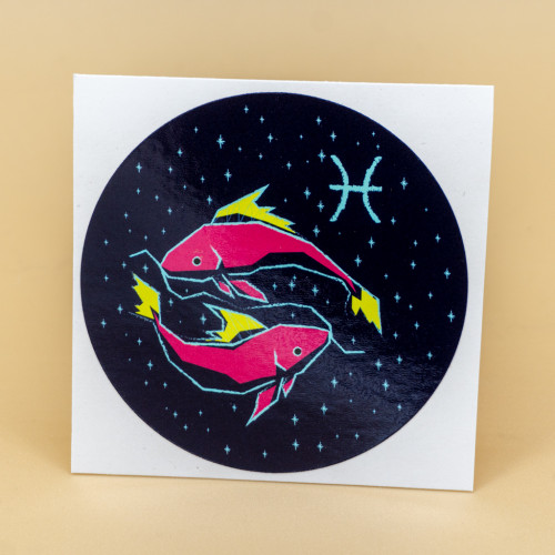 Neon Pisces Sticker