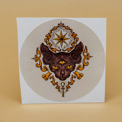 Third Eye Cat Sticker