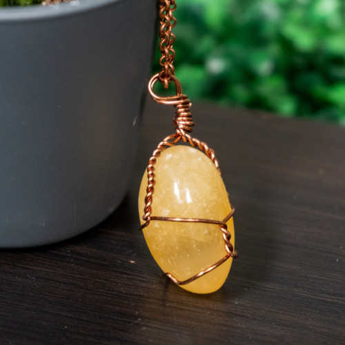 Honey Calcite Necklace #1