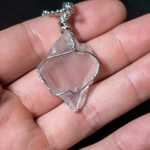 Rose Quartz Necklace #4