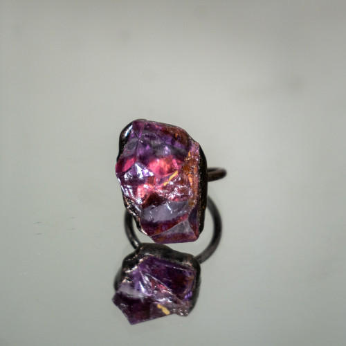 Moroccan Fire Amethyst Ring #1