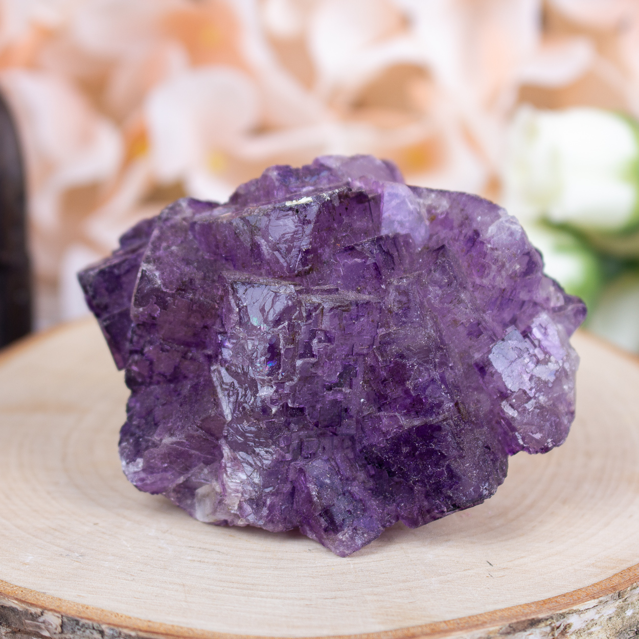 Purple Fluorite 12 The Crystal Council
