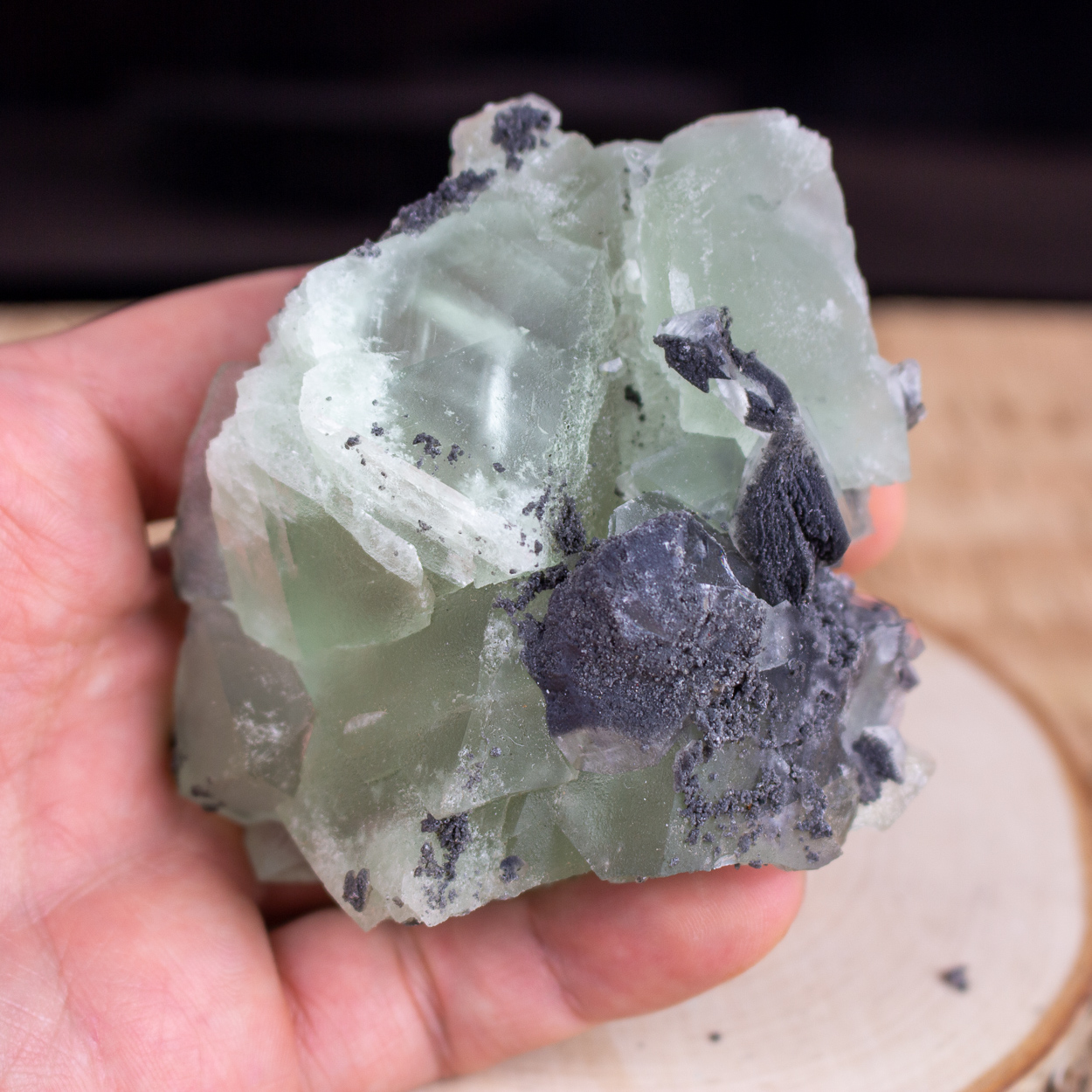 Green Fluorite 1 The Crystal Council