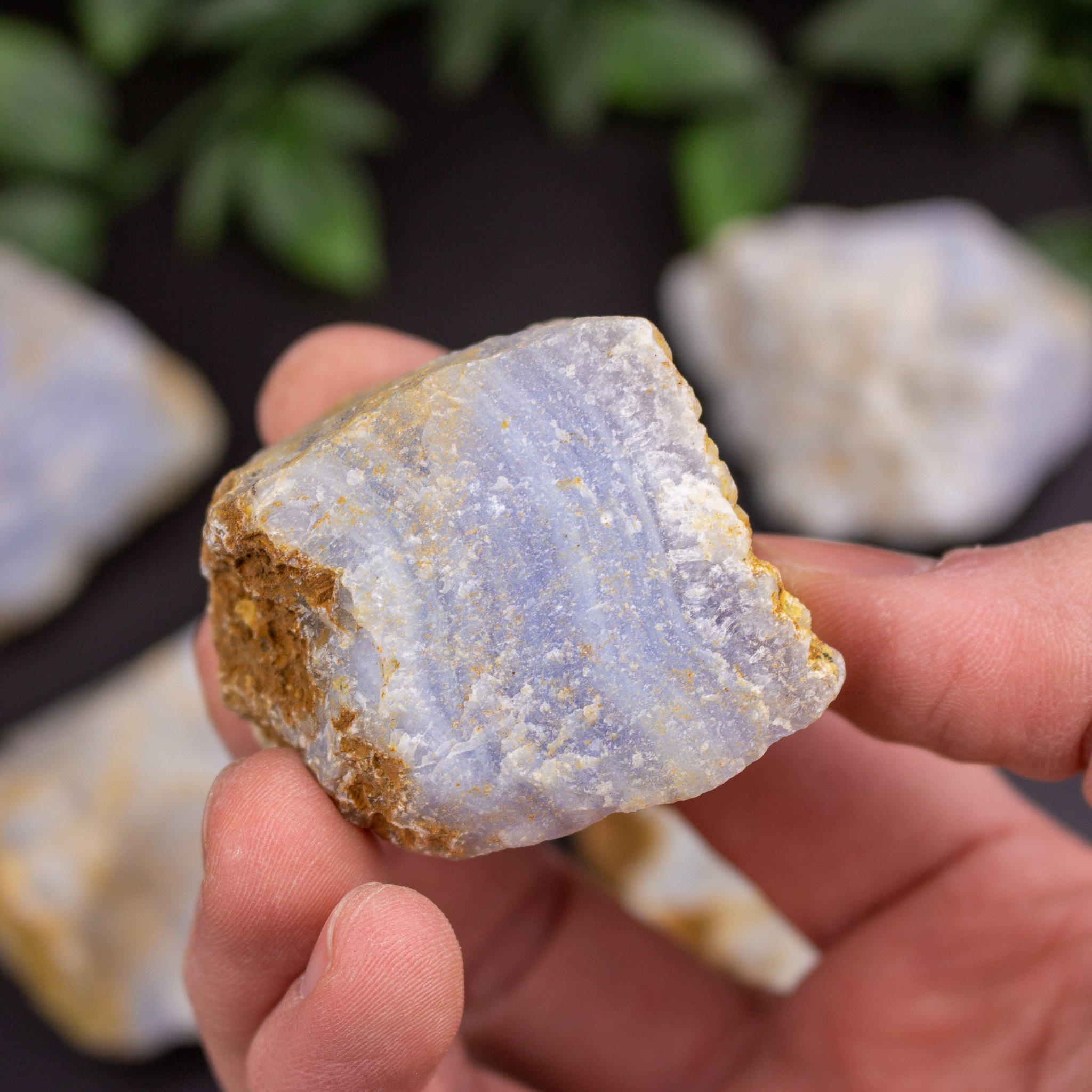 Raw Blue Lace Agate Medium Grade The Crystal Council