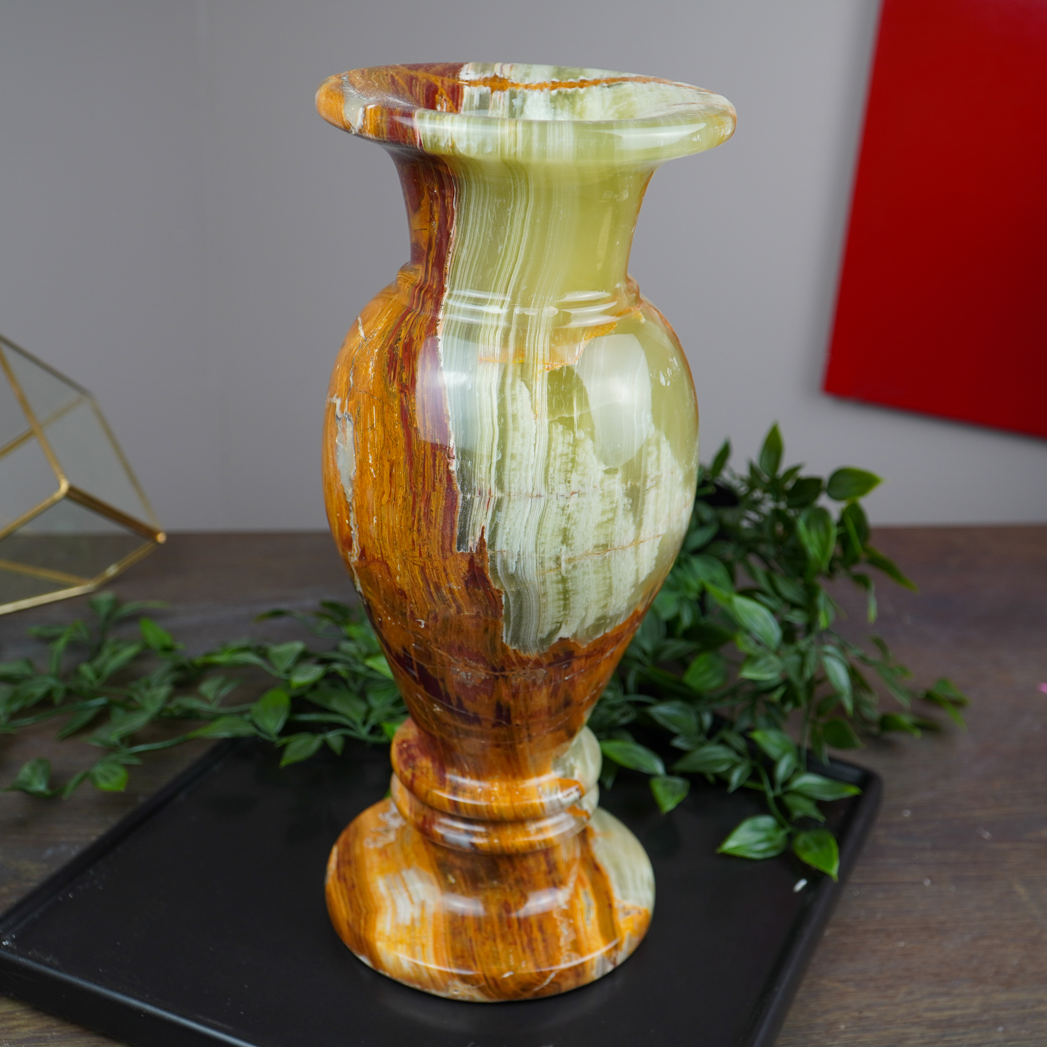 Green Onyx Large Vase The Crystal Council